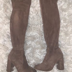 Over The Knee Suede Boots